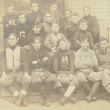 Rare 1909 RPPC Postcard Gardner Kansas Football Team Johnson County KS Sports picture