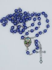 San Lazaro St.Lazarus Rosary Babalu Aye Rosario - San Lazaro Azul Con Oración picture