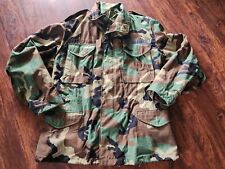 COAT , COLD WEATHER GIELD CAMOUFLAGE PATTERN SIZE MEDIUM REGULAR USED picture