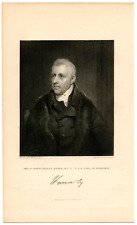 DUDLEY RYDER EARL OF HARROWBY, British Secretary of State, 1833 Engraving 9669 picture