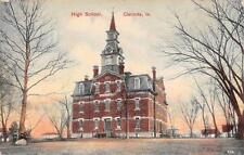 CLARINDA, IA  Iowa                 HIGH SCHOOL             c1910's Postcard picture