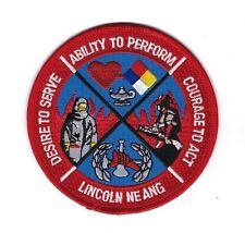 HTF Lincoln (Lancaster Co.) NE Nebraska ANG Air Nat'l Guard Fire Dept. patch NEW picture
