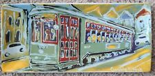 NEW Connie Kittok New Orleans Street Car Plate. Parish Line picture