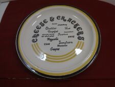 Vintage 1970s Cheese and Crackers Serving Dish 11