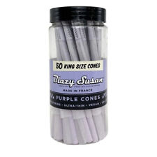 Blazy Susan KING SIZE Purple pre rolled Cones 50 Pack w/Filter Vegan & Slow Burn picture