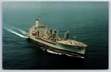 USNS John Ericsson T-AO-194 Naval Ship Marine Photo Pub Chrome Postcard picture