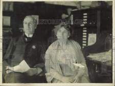 1918 Press Photo Ballington Booth and Wife, Co-Founders of Volunteers of America picture