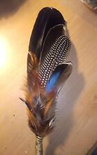 Made to Order Large 12” Shaman Prayer Feather Fan by Sushewi picture