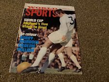 WFBK22 WORLD SPORTS MAGAZINE 10X8 COVER PAGE 1970 FEB LEEDS UNITED picture