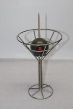 REPLICA* MidCentury Style Chrome Martini Olive Bar Lamp DAVID KRYS  NO CORD* 10” picture