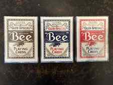 Set of new/sealed Bee Wynn Casino Red, Blue and Brown Deck  *RARE* picture