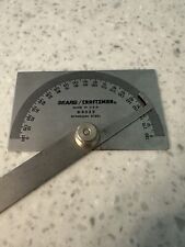 Vintage Sears/Craftsman Angle Protractor Tool #9-4029, Engineering, Drafting picture