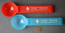 1970s Era set of 2 TWO Red Lion Pennsylvania St. Paul's Church ice cream scoops- picture