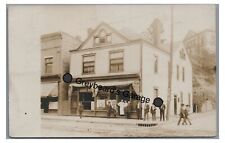 RPPC Carnegie Hotel Main Street CARNEGIE PA Allegheny County Real Photo Postcard picture