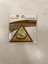 Brownie Girl Scouts Try-It Badge Patch Iron On NEW Snacks Oliverns picture