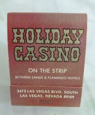 Vintage Matchbook Unstruck - Holiday Casino - On The Strip - Las Vegas Nevada picture