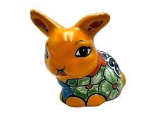 Talavera Bunny Rabbit Animal Mexican Pottery Handmade Hand Painted Home Decor picture