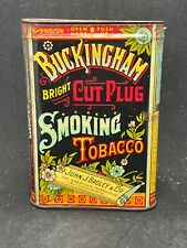 Vintage Buckingham Tobacco Tin Bright Cut Plug Empty picture