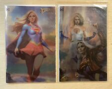 SUPERGIRL SPECIAL #1  WILL JACK & POWER GIRL #6 COHEN FOIL VARIANT LOT picture