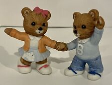 Lot of 2 Vintage HOMCO #1421 Rock & Roll Bears Porcelain Figurines Sock Hop picture