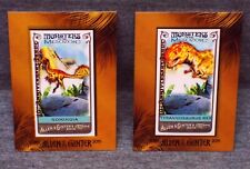 2015 Topps Monsters of Mesozoic LIMITED framed NOMINGIA + TYRANNOSAURUS REX  picture