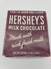 Vintage Hershey's Milk Chocolate Candy Bar Box No 104 24 Bars Empty  picture
