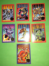 1993 X-MEN SERIES 2 GOLD FOIL 30YRS INSERT CHASE NEAR SET  7 CARD LOT MARVEL picture