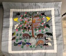 Hmong story cloth pillow cover 16