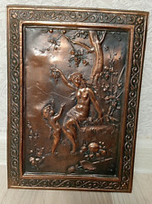 Copper bas-relief 