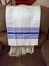 Jewish PRAYER SHAWL Talit Tallit Talis Israeli Vintage picture