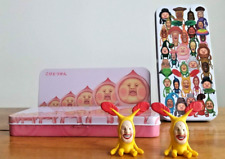 Kobito dukan Osuwari mascot Figure, pencil box, tin can case Set of 5 Japan picture