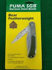 Puma SGB Bear G10 Featherweight Knife OD Green German Steel 6169601FWG  picture