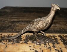VTG 1986 Avon Bronze Pheasant Small Sculpture Figurine Bird Lovers  picture