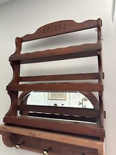 Mid Century Wooden 3 Shelf Spice Rack Storage for Herbs and Spices Display Rack picture
