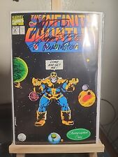 THE INFINITY GAUNTLET 4 SIGNED BY GEORGE PEREZ JIM STARLIN RON LIM RUBINSTEIN . picture
