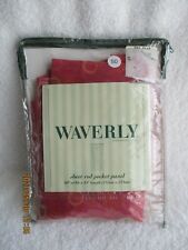 Vintage Waverly Red Sheer Rod Pocket One Panel 59 x 84 in. In Packet picture