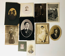 Antique Photograph Portrait 1880s 1900s Cabinet Card RPPC St Louis Lot of 10 picture
