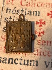 RARE ANCIENT SILVER BOOKLET : Stunning with miniature religious cards - SPECIAL picture