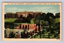 Cleveland OH-Ohio, Nela Park Experimental Headquarters, Vintage c1946 Postcard picture