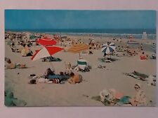 Sun Bathers On The Beach At Point Pleasant New Jersey Vintage  Postcard  picture