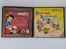 1949 Walt Disney's RCA Victor Books W/Records Pinocchio Snow White GUC Complete picture