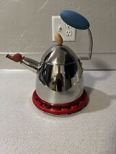 Vintage Michael Graves Stainless Steel Tea Kettle with Whistle Spout Teapot picture