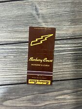Vintage Barbary Coast Restaurant And Lounge Matchbook Cover Advertisement  picture