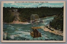 Postcard NY Aero Cable over Whirlpool Rapids Niagara Falls D1 picture