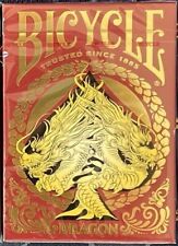 1 DECK Bicycle RED Year of the Dragon 2024 playing cards picture
