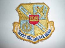 USAF 501ST TACTICAL MISSILE WING PATCH -COLOR picture