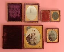 Set Of 4 Rare English Argotypes Daguerreotypes Victorian Antique Photographs picture