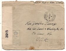 SOLDIER'S MAIL CENSORED World War I (Mail from England) 1917 Cover picture