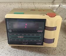 P'Jammer Alarm Clock Radio GE 7-4607WHA 1980’s Vintage w. Earbuds WORKS picture