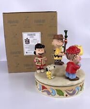 Jim Shore Peanuts CHARLIE BROWN AND FRIENDS AROUND CHRISTMAS TREE 6008958 NEW picture